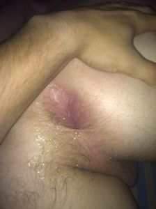 fresh cum covered hole!