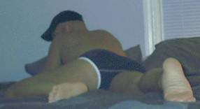 Black Briefs, Laid on Stomach