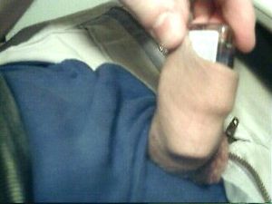 A small bottle of purell under foreskin... Why you ask? I dont know.