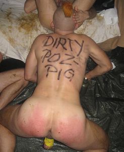 slammed dirty poz pig on a twisted sexparty.