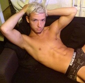 At home relaxing