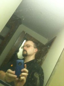 Brad in mirror