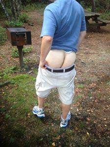 Showing my ass.