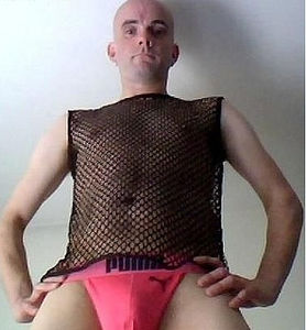 pink fishnet