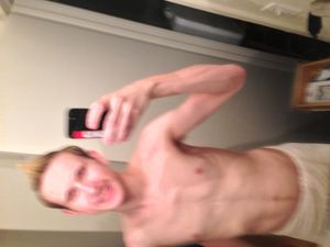 post shower 1