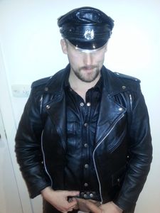 Leathered up