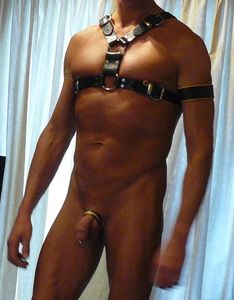 leather 4 nude   closeup