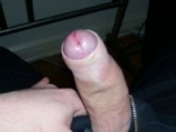 My uncut cock. Not massive, but few precum more or cum harder.