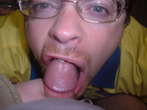 me sucking off a drunken customer