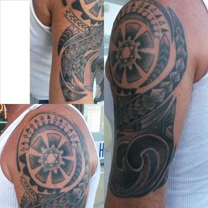 left arm tat