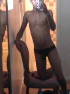 The front of my body.