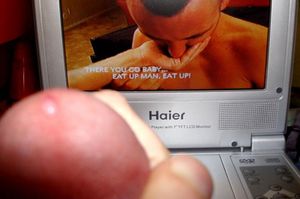 Jerking to hott porn