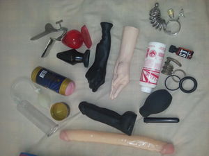 my toys, already have some more - sound kit,  butt plug, double tunnel butt plug and dildo :)