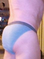 ME Blue bikini panties