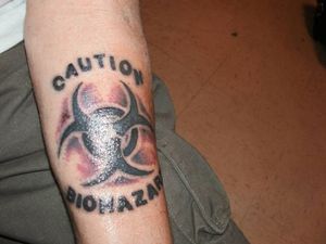 Caution Biohazard