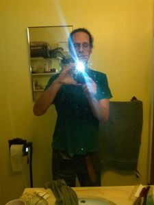 Clothed mirror shot