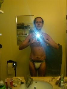 Mirror jock shot