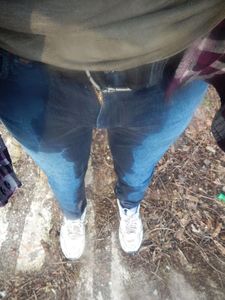 Completely drenched myself in the middle of a crowded public park.