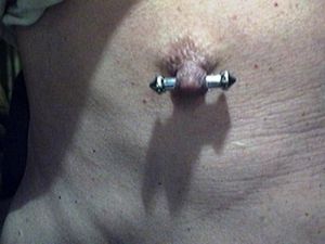 right nipple bar