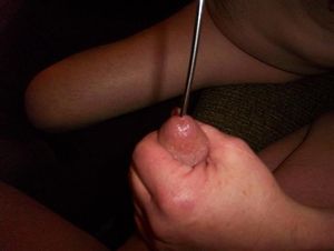 A new fuck buddy inserted a sound down my cock while I was methed up!  Felt so good!