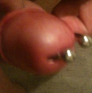 pierced cock