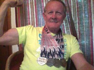 July 18th, 2015   One gold and three silver medals for track.  Gold for high jump, and silvers for long jump, 100m dash, 100m hurdles.