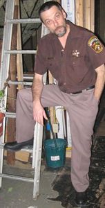 Me in a buds police uniform (too big for me at that time)