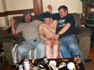 2 Men party Up Boy