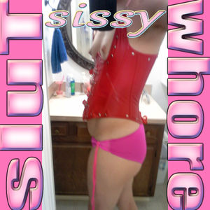 parTyBottomPDX pink panties Red corset 02b