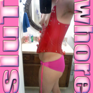 parTyBottomPDX pink panties Red corset 02