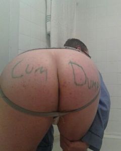 Cumdump Ass