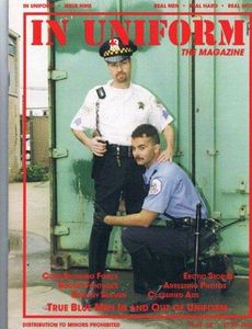 Me on the cover of In Uniform The Magazine. (In white)