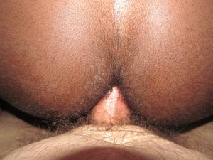 Taking fat daddy bear cock