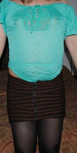 Tight micro miniskirt
