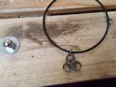 Chunky 3D Biohazard Pendant