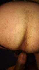 Cock, ass, balls and cum