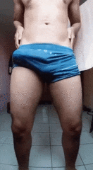 Showing Off His Big Dick 1
