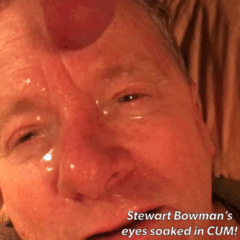 Stewart Bowman eyes drowned in cum.gif