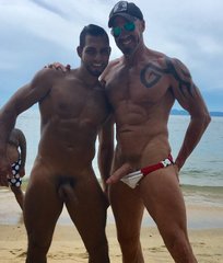 Why do I never see guys like this on the beach
