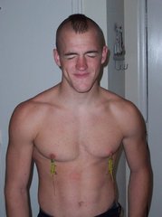 !Punk w lizards on his nips
