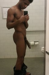 Flashing-big-black-cock-2