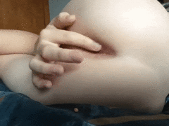 smooth ass finger fucked