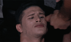 cum shot in the eyes