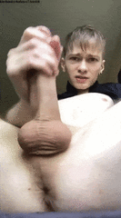 jizzing with blinking hole