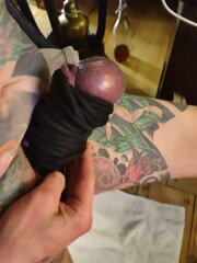 cock and ballls tied together
