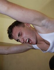 i TOLD him - always make sure there's enough lube!