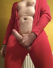 Jonny's boner in union suit