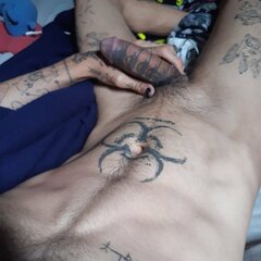 never seen a bio-tat like that .. artsy ..
