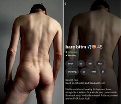 Find me on Grindr and then let’s fuck