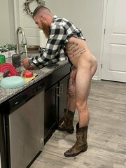 didn't I tell you not to wear your boots in the house?